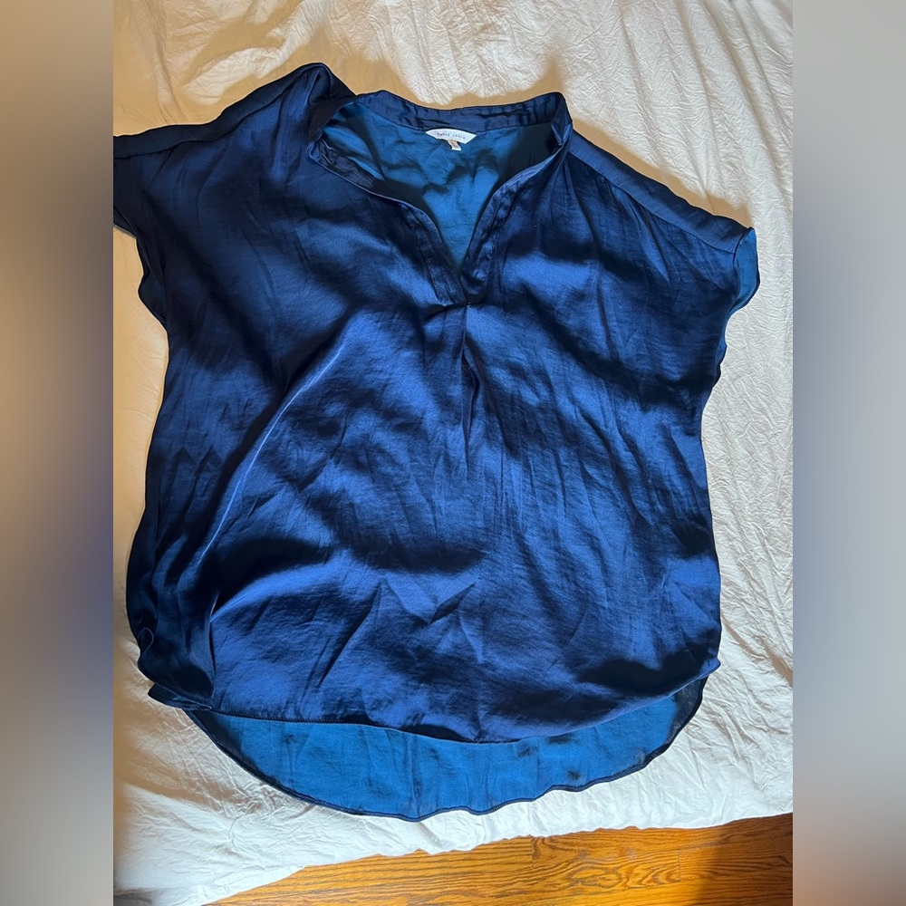 Elegant Navy Blue Women's blouse